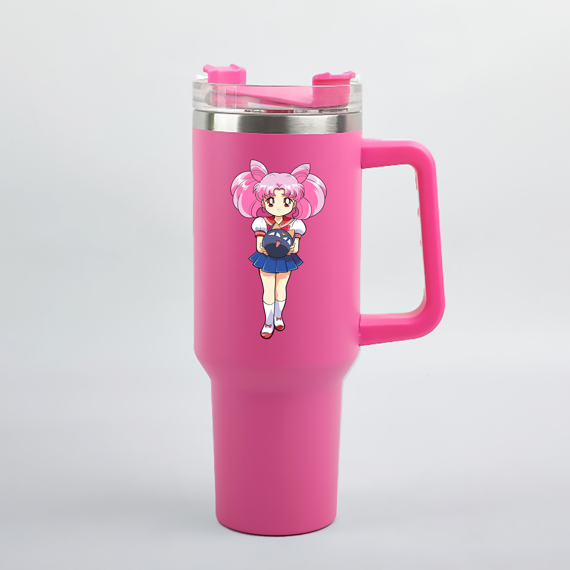 （画像用） 美少女戦士セーラームーン ちびうさ Sailor Moon Chibiusa Tsukino Usagi Small Lady Serenity 1200mL車用タンブラー（カラープリント）